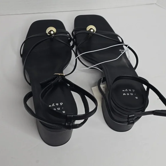A New Day Elegant Black Sandals Size 11 - Picture 7 of 10